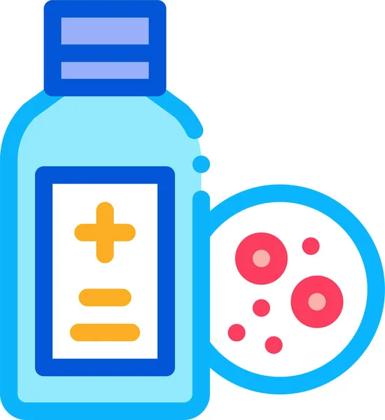Flaschenpflege Dermatitis — Stockvektor