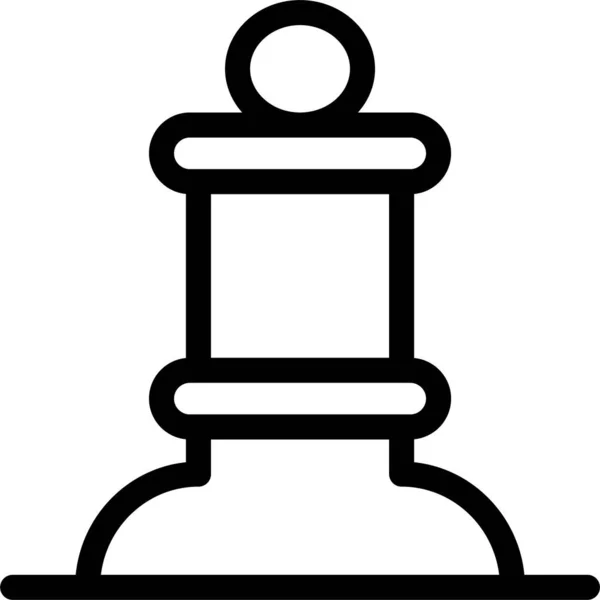 Επισκοπική Εικόνα Σκακιού — Διανυσματικό Αρχείο