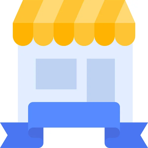 Marketplace Recommended Shop Icon Flat Style — 图库矢量图片