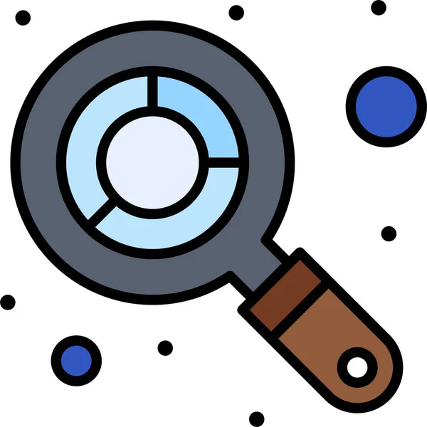 Analysis Budget Search Icon — Stock Vector