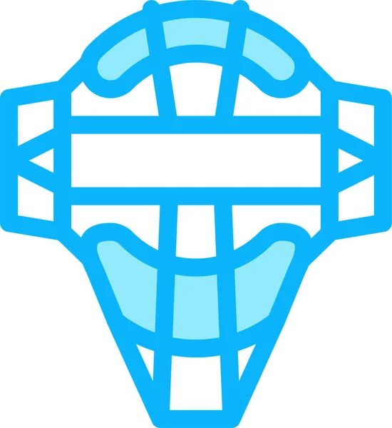 Equipment Mask Object Icon Filledoutline Style — Stock vektor