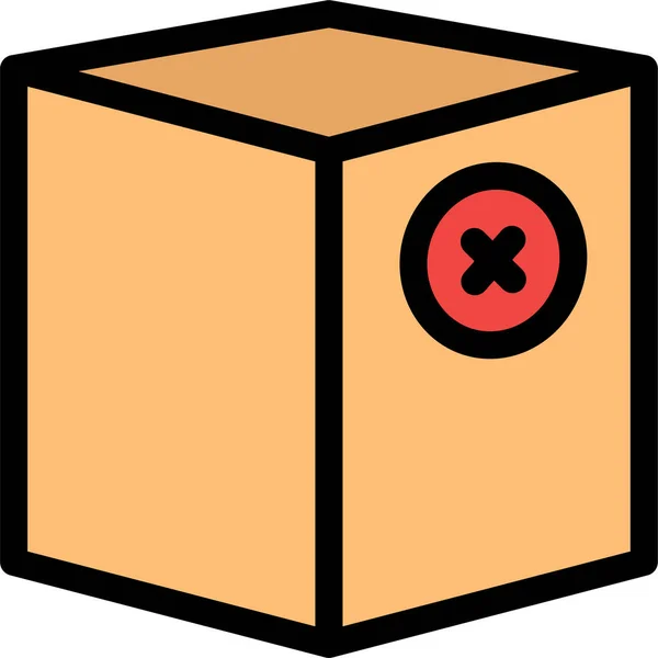 Box Commerce Icon — Stock Vector