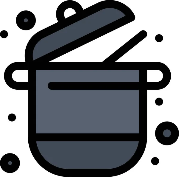 Vaření Karahi Ikona Kuchyně — Stockový vektor