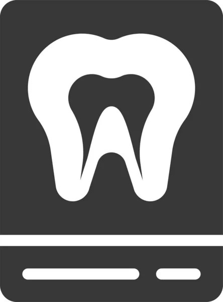 歯医者の歯医者のアイコンがしっかりとしたスタイルで — ストックベクタ