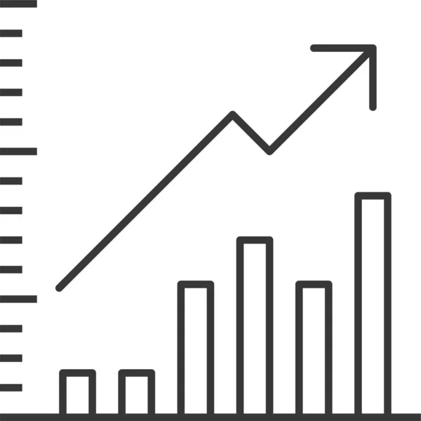 Ícone Fundo Finanças Negócios Estilo Esboço —  Vetores de Stock