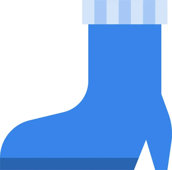 Значок Моди Черевика Взуття Плоскому Стилі — стоковий вектор