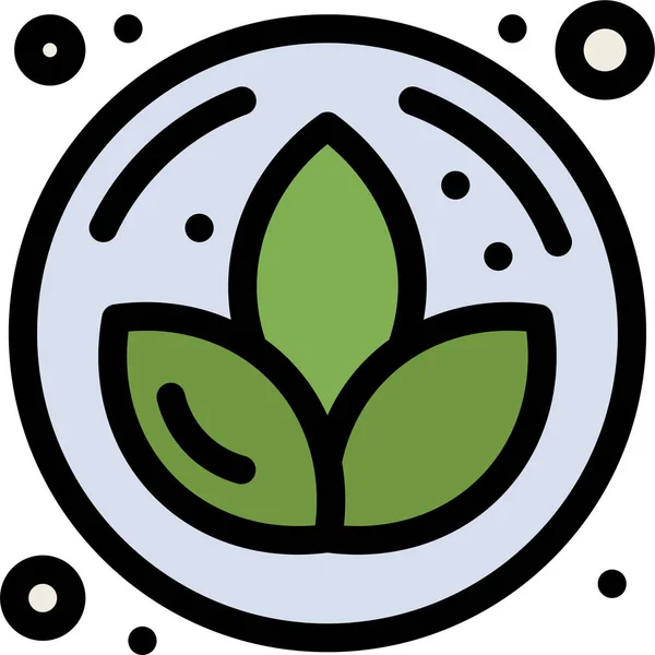 Flor Loto Sauna Icono — Vector de stock