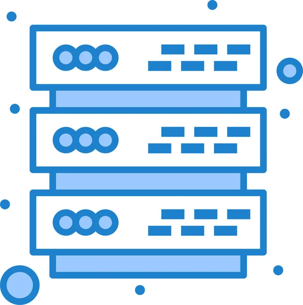 Speichersymbol Für Datenbank Server — Stockvektor