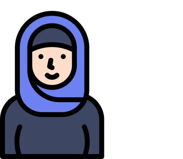Frauen Feiern Muslimische Ikone — Stockvektor