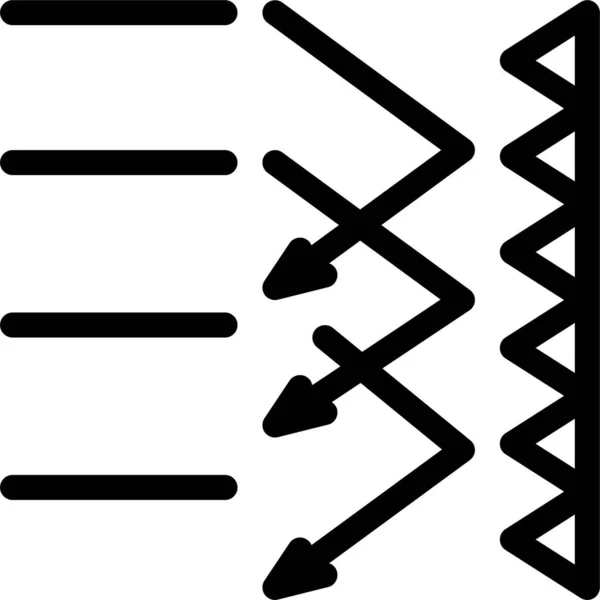 Значок Матеріальної Перешкоди Даху — стоковий вектор