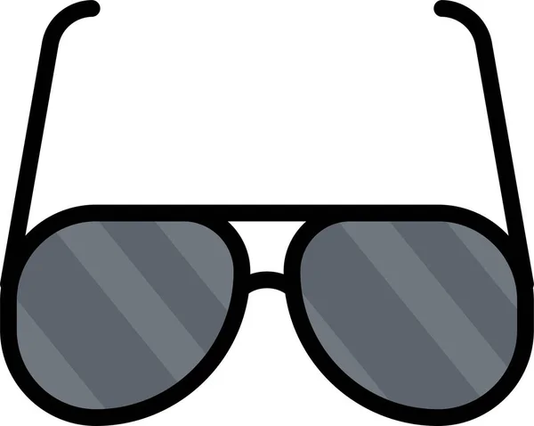 Gafas Moda Icono Verano Categoría Verano — Vector de stock