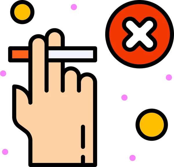 Allowed Cigarette Icon — Stock Vector