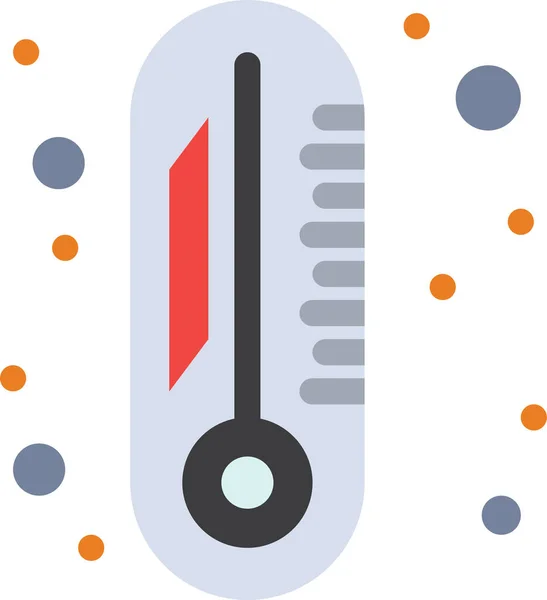 Chemistry Degree Thermometer Icon Scienceresearch Category — Vettoriale Stock
