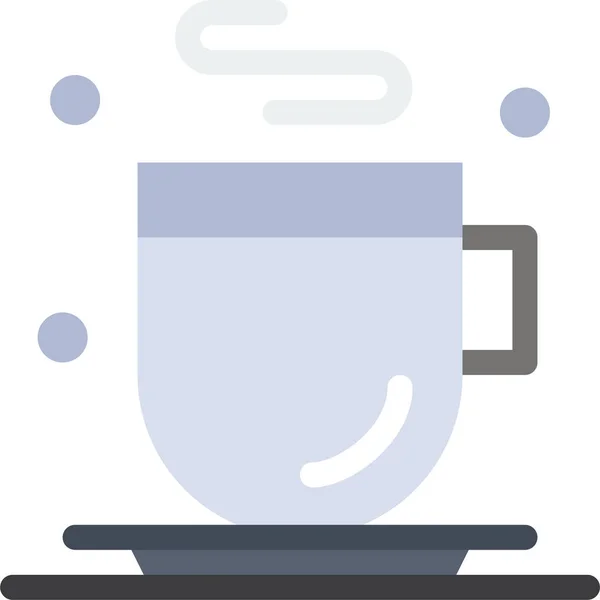 Taza Bebida Alimento Icono — Vector de stock