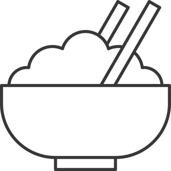 골자로 요리하는 음식의 아이콘 — 스톡 벡터