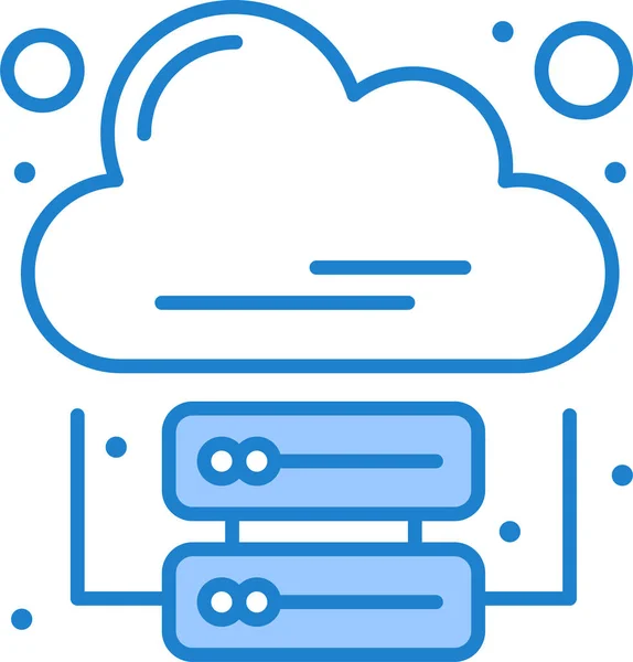 Analytics Business Cloud Pictogram — Stockvector