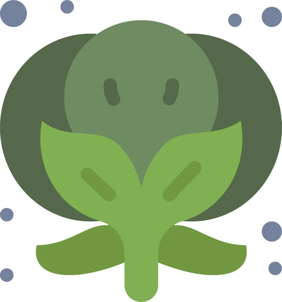 Brokolice Jídlo Zelenina Ikona — Stockový vektor