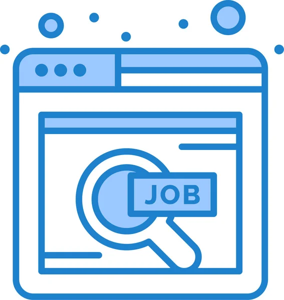 Find Job Online Icon Businessmanagement Category — Διανυσματικό Αρχείο