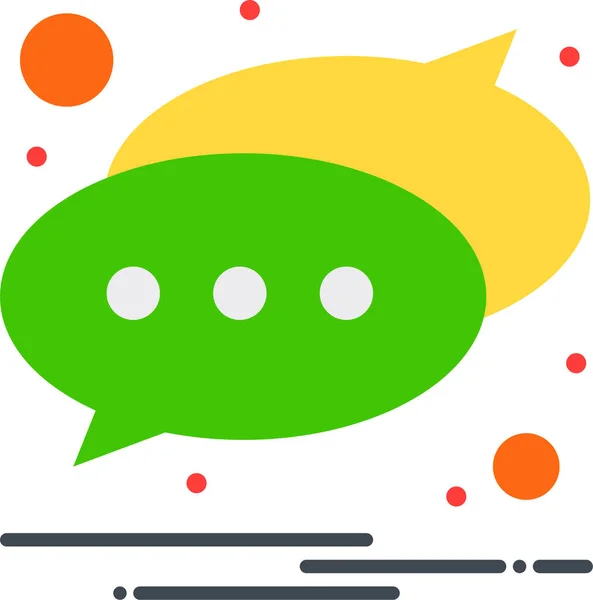 Mensaje Chat Icono Notificación — Vector de stock