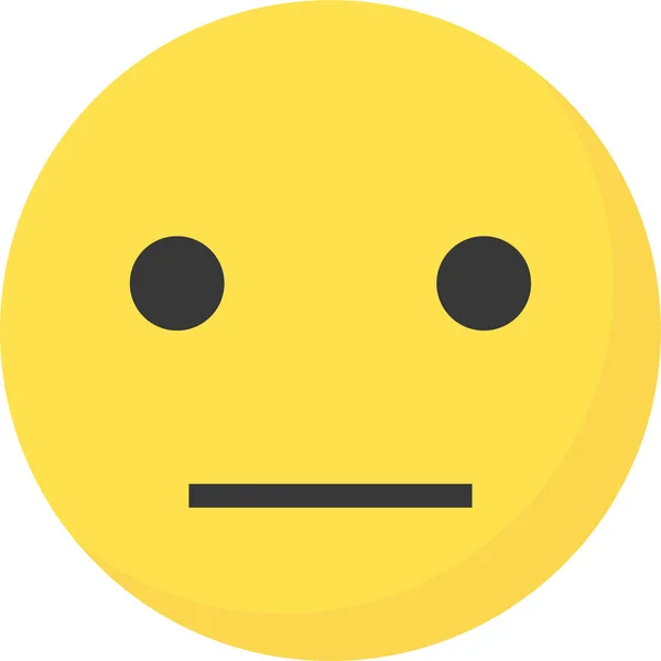 Emoji Emoticon Expression Icon Flat Style — Stock Vector