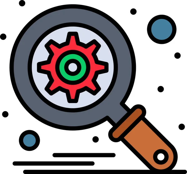 Database Optimization Search Icon — Stock Vector