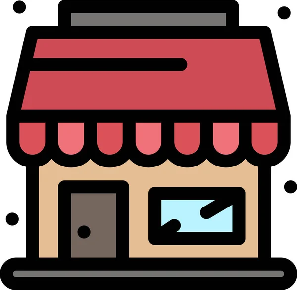 Shop Store Webshop Icon Fooddrinks Category — Stock vektor