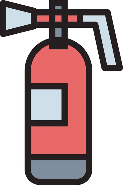 Emergency Extinguisher Fire Icon Filledoutline Style —  Vetores de Stock