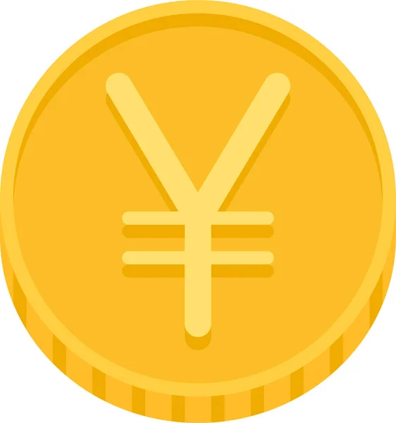 Japan Yen Renminbi Yen Icon — 스톡 벡터