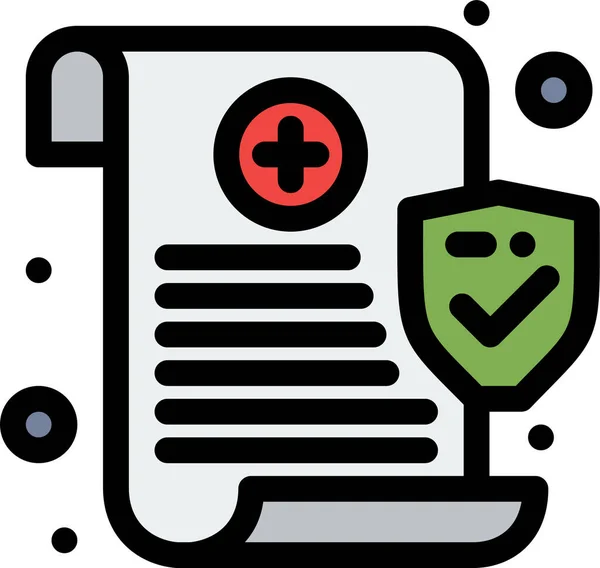 Data Medical Privacy Icon — Stock Vector