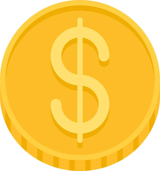 Icône Dollar Icône Numérique — Image vectorielle
