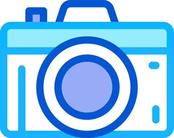 Icona Del Gadget Del Dispositivo Della Fotocamera Nella Categoria Dispositivi — Vettoriale Stock