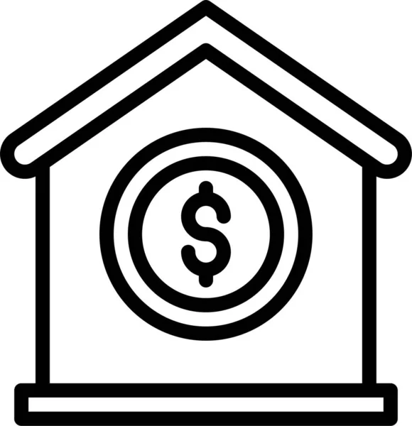 Icona Dell Economia Dei Pagamenti Pagamento — Vettoriale Stock