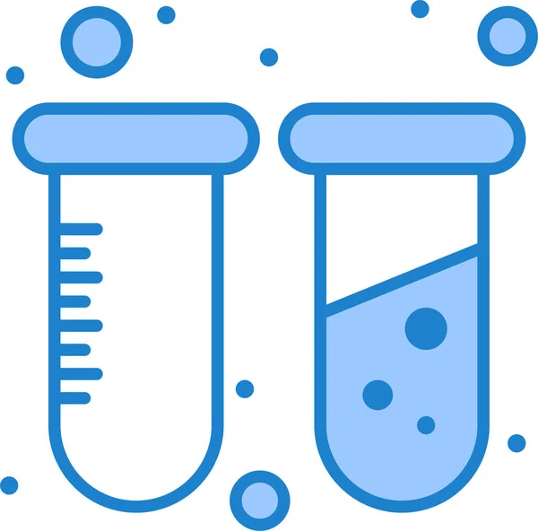 Kemi Lab Test Ikon Hospitalshealthcare Kategori — Stock vektor