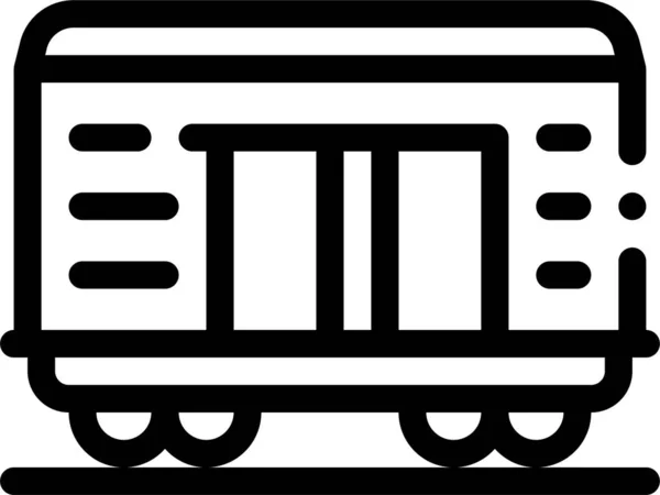 Значок Електричної Вантажної Платформи — стоковий вектор