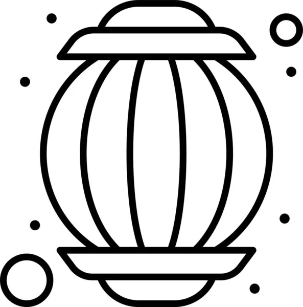 Islam Lantern Muslim Icon Religionphilosophymythology Category — Wektor stockowy