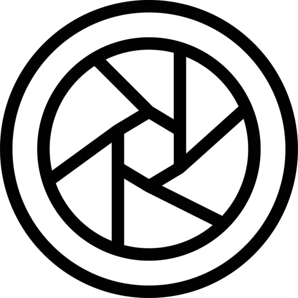 Zubehör Kamera Auge Symbol — Stockvektor