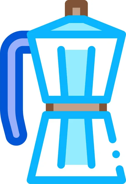 Ikona Wrzącego Napoju Kawy — Wektor stockowy