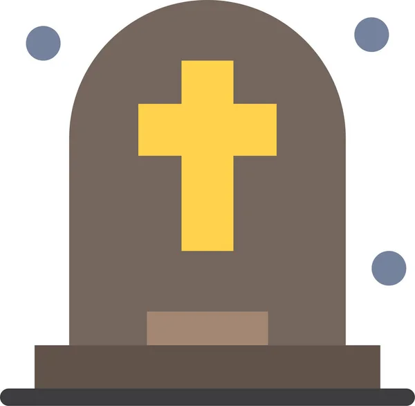 Dead Ghost Halloween Icon — Stock Vector