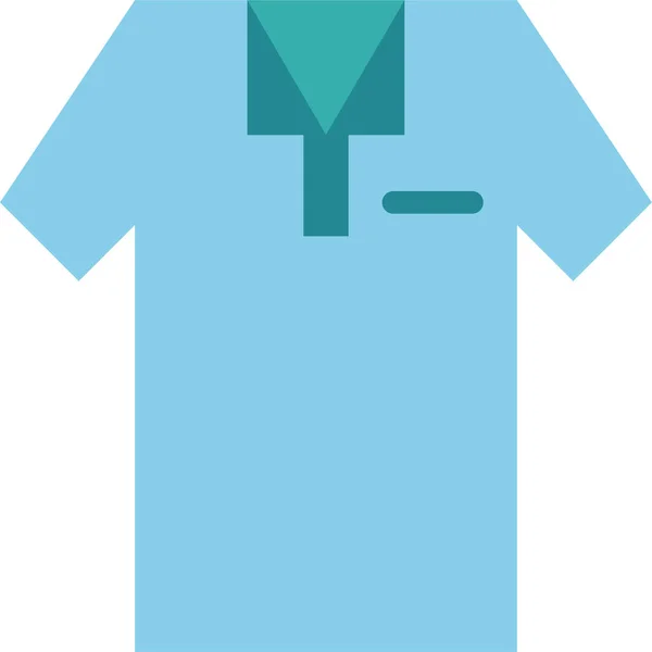 Икона Плоской Рубашки Плоском Стиле — стоковый вектор