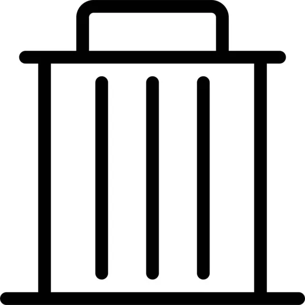 Supprimer Icône Recyclage Des Déchets — Image vectorielle