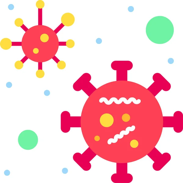 Coronavirus Covid Virus Icon Hospitalshealthcare Category — Archivo Imágenes Vectoriales