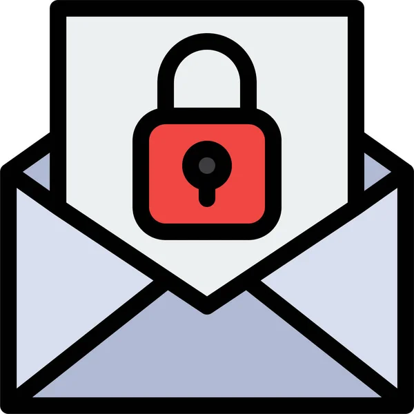 Ícone Envelope Email Comunicação — Vetor de Stock