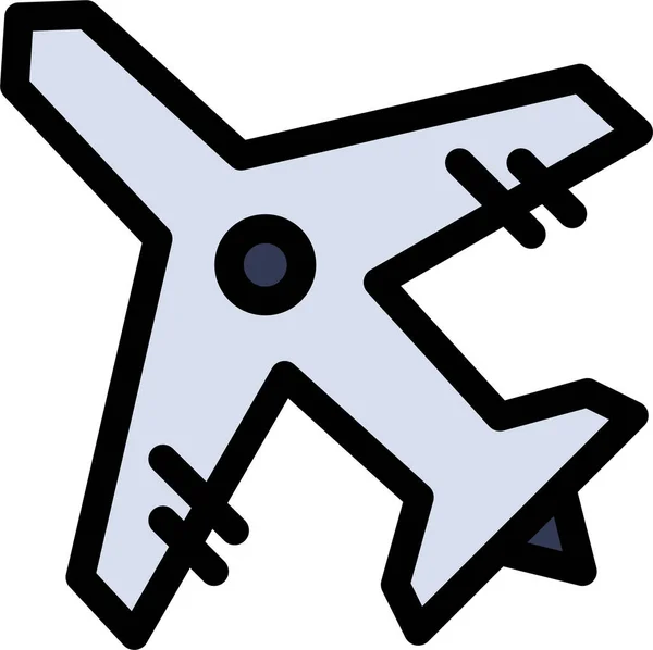 Airport Travel Vacation Icon Tourismhotelshospitality Category — Vettoriale Stock