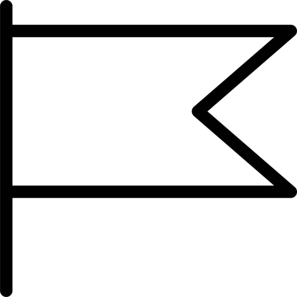 Pictogram Landvlag — Stockvector