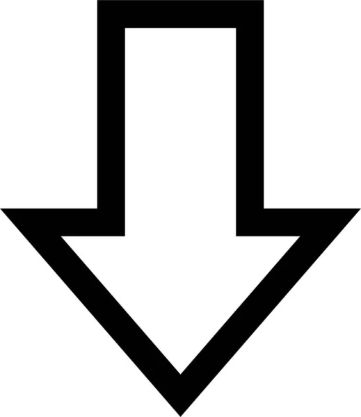 Arrow Next Outline Icon Outline Style — 图库矢量图片