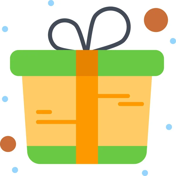 Caja Regalo Regalo Icono — Vector de stock