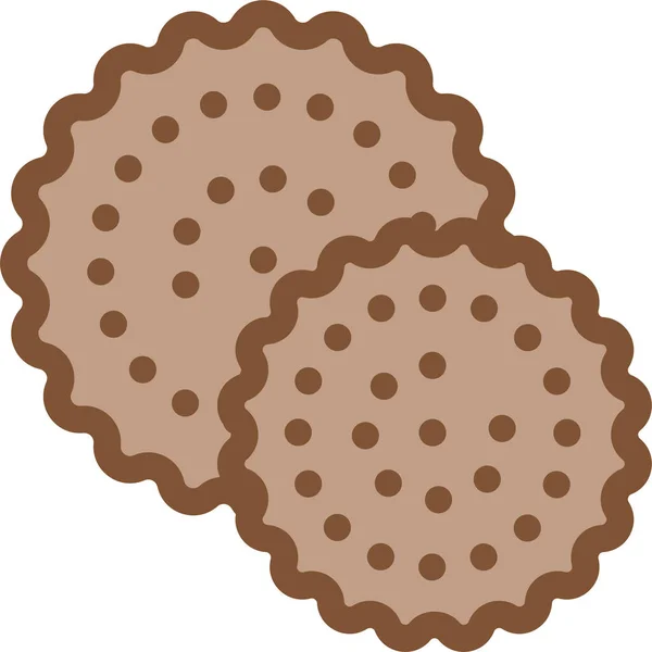 Bakery Breakfast Calorie Icon Filledoutline Style — Stockvector