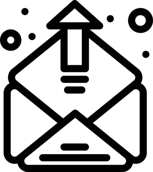 Contact Email Inbox Icon — Stockový vektor
