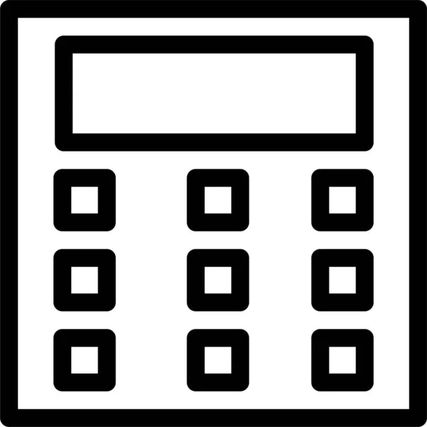Calculation Engineering Math Icon — Stock Vector