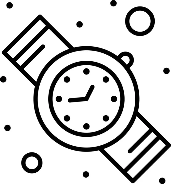 Ikone Der Digitalen Zeituhr — Stockvektor